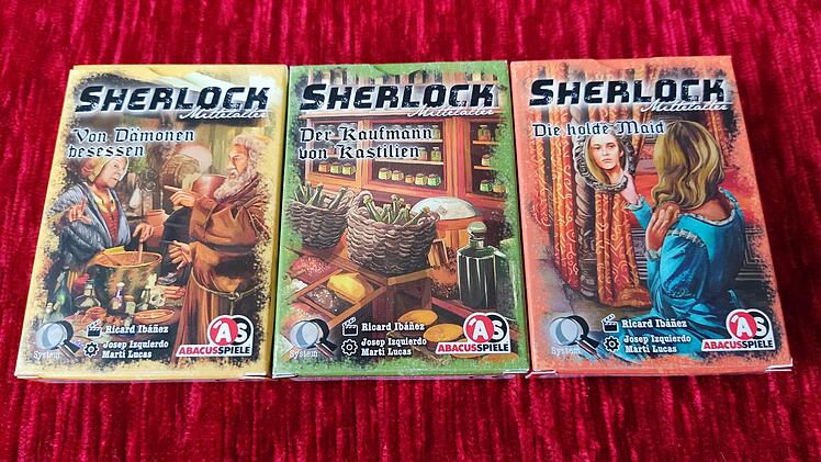 Sherlock Mittelalter - Rezension der drei schnellen Detektiv-Kartenspiele