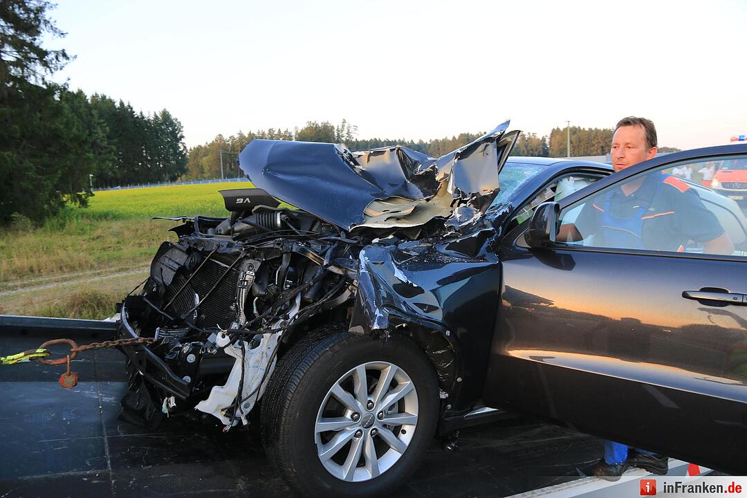 Schwerer Unfall auf der A70