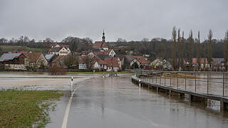 Hochwasser an der Itz: Weiterer Regenfälle erwartet