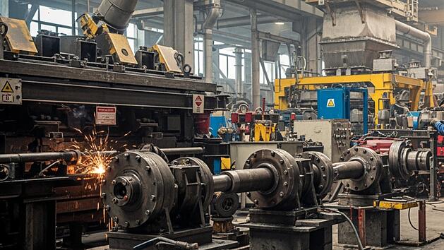 Maschinenbauer, Anlagenbauer, Fabrikhalle, Fertigung, Produktion, Autozulieferer, Industriehalle