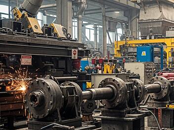 Maschinenbauer, Anlagenbauer, Fabrikhalle, Fertigung, Produktion, Autozulieferer, Industriehalle