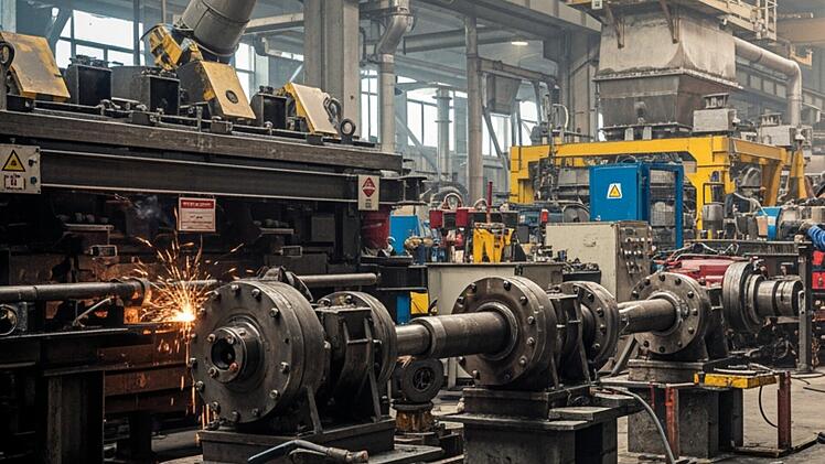 Maschinenbauer, Anlagenbauer, Fabrikhalle, Fertigung, Produktion, Autozulieferer, Industriehalle