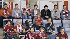 Zahlreiche Bayern-Fans verfolgten das Spiel des BBC Coburg.