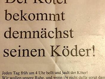 Diesen Brief bekam Christina Malter von einem unbekannten Schreiber.