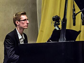 Andreas Wolff bei seinem Konzert im Casimirianum. Foto: Jochen Berger