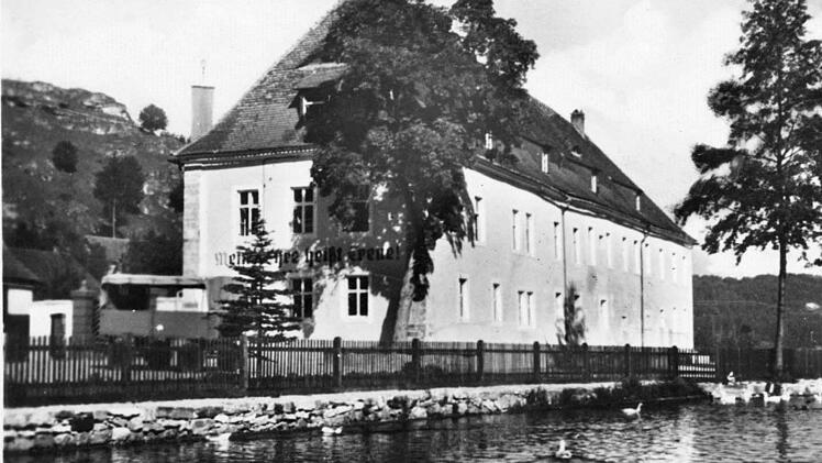 Das alte Rentamt als SS-Hilfslager in den 30er Jahren Foto: Archiv