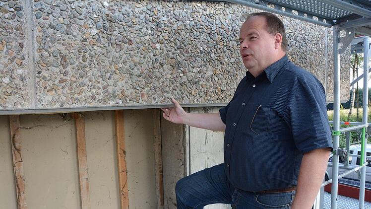 Sanierung der Frankenwaldhalle in Grafengehaig Foto: Dagmar Besand