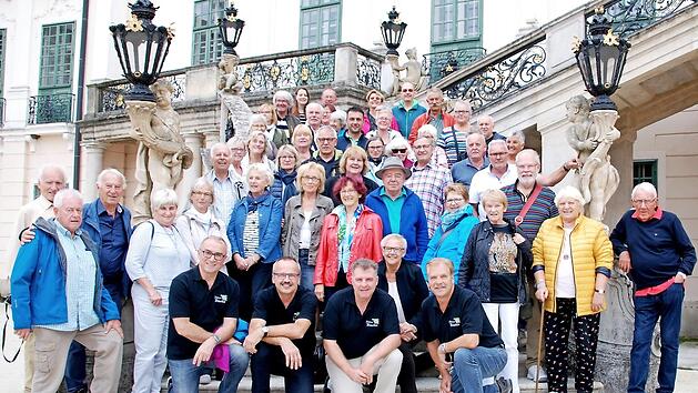Aus Bad Kissingen war ein ganzer Reisebus nach Eisenstadt gekommen. Seit 40 Jahren besteht die St&auml;dtepartnerschaft.  Foto: Sebastian Handler