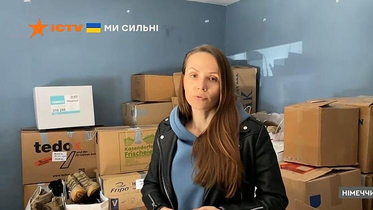 Nataliia Baraulja-Vernygora, die in Kulmbach lebt, hat den Film für das ukrainische Fernsehen gedreht.