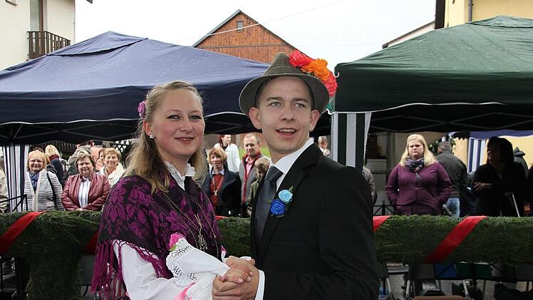 Die Trachtenkirchweih wird auch in Windheim von den jungen Leuten noch gefeiert. Veronika Schadeck