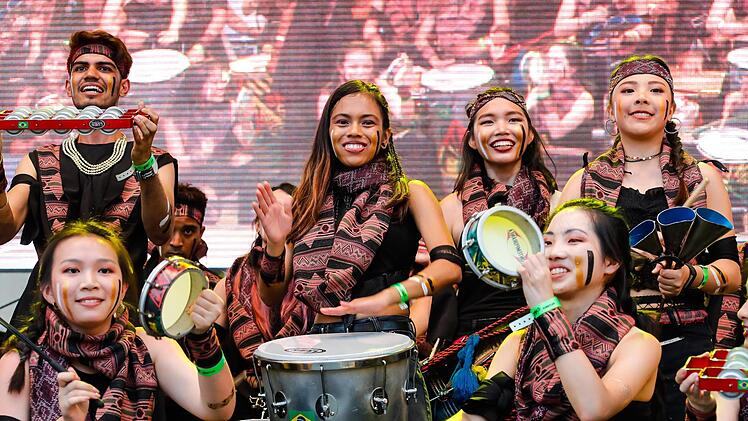 Impressionen von der Eröffnung des 27. Samba-Festivals.Foto: Matthias Hoch