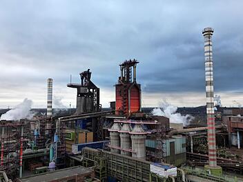 Stahlproduktion bei Thyssenkrupp Steel