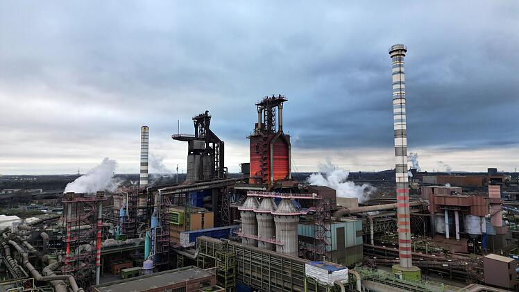 Stahlproduktion bei Thyssenkrupp Steel