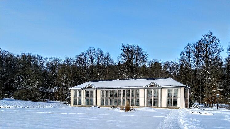 Winter-Impressionen im PArk von Schloss RosenauFoto: Jochen Berger