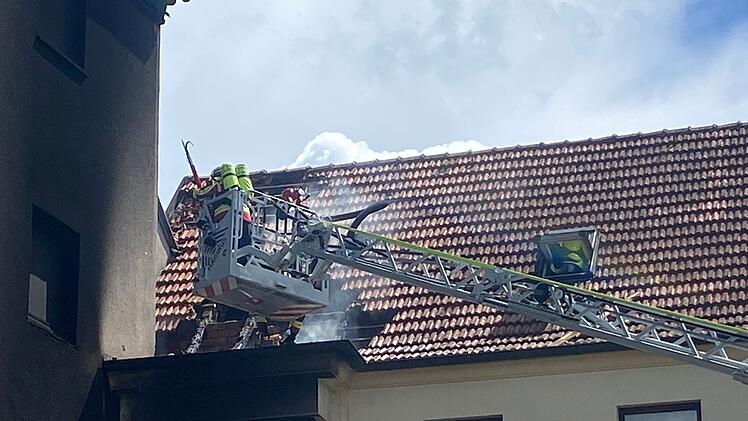 Brand in Brauerei in Untersiemau