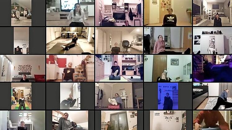 Der Coburger Mohr setzt das Training während des zweiten Lockdowns online fort. Fotos: privat