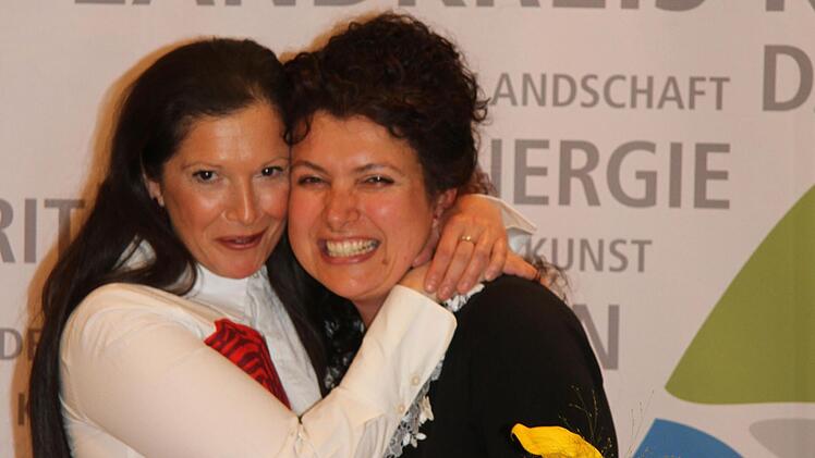 Dr. Natasa Luz und Dr. Camelia Fiedler waren nicht nur die beiden Gesichter des Kulmbacher Gesundheitsamtes, sondern sie sind auch Freundinnen geworden. Foto: Sonny Adam