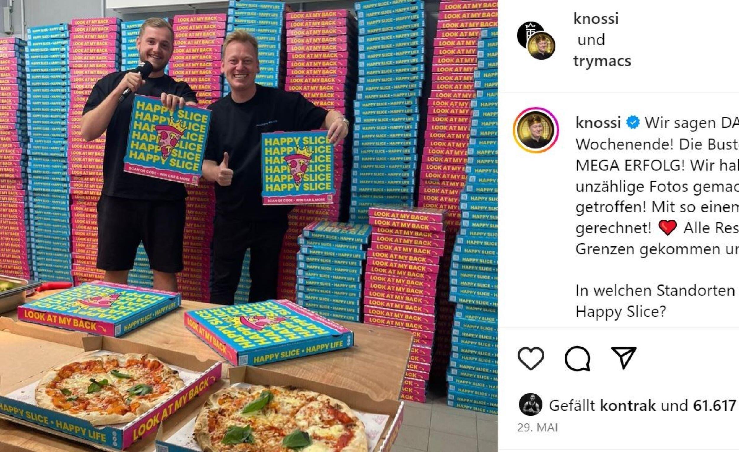 Nürnberg StreamerPizza von Knossi und Trymacs nun bestellbar "Mad Margherita" und Co.