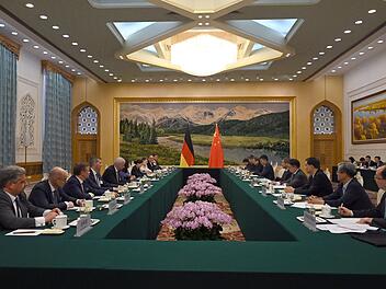 Wirtschaftministerin Reiche in China