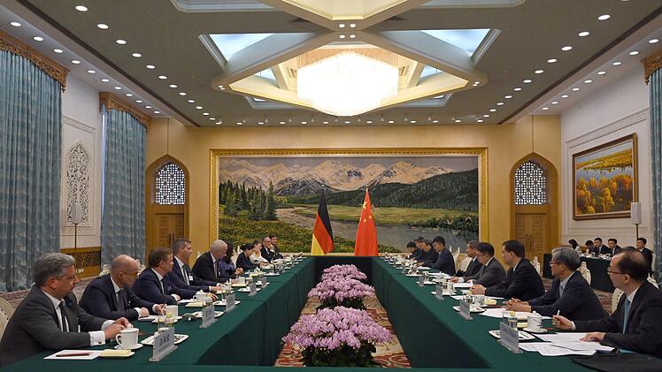 Wirtschaftministerin Reiche in China