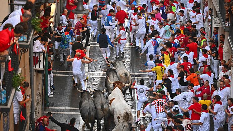 Stierlauf in Pamplona