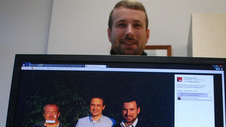 Der doppelte Stefan: Bürgermeister Rottmann und sein Facebook-Auftritt Foto: gf