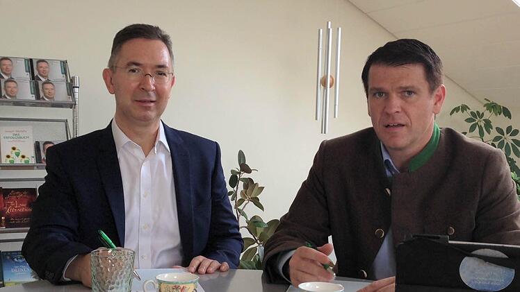Jürgen Heinrich (links) und WJ-Kreissprecher Steffen Vogel Foto: privat