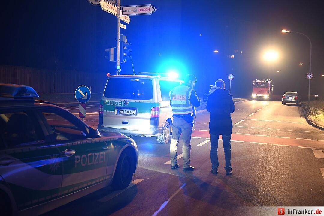 Fußgänger in Bamberg von Auto erfasst