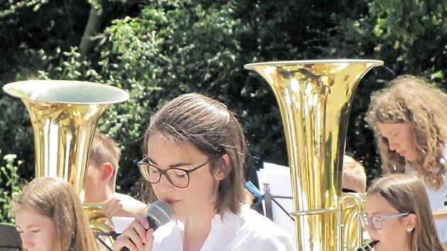 Die Bl&auml;serklassen der Musikvereinigung Ebensfeld &uuml;berzeugtem beim Jugendkonzert. Foto: Otto Weidner