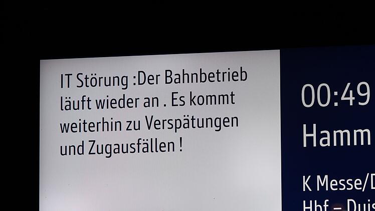 Funkst&ouml;rung im Zugverkehr