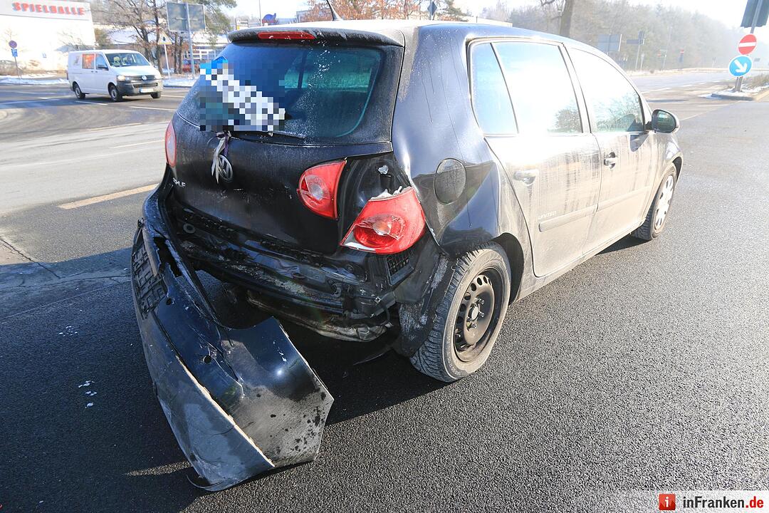 Drei Verletzte bei Unfall in Bamberg