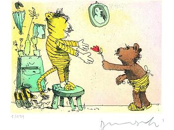 Janosch-Zeichnung, wie man sie kennt und liebt Foto: Janosch Film & Medien AG