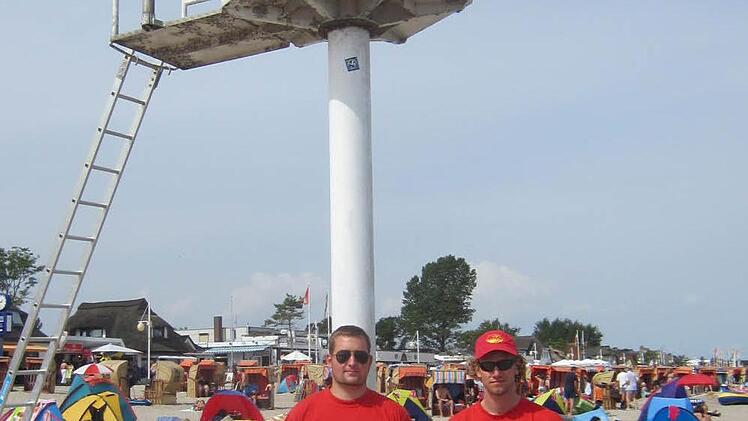 Die beiden Bayern an der Ostseeküste: Michale Huth und Anton Gerstenkorn.