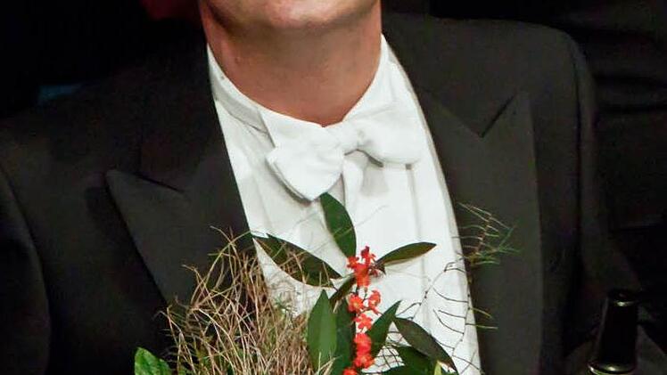Blumen für den brillanten Klarinetten-Solisten: Edgar Eichstädter
