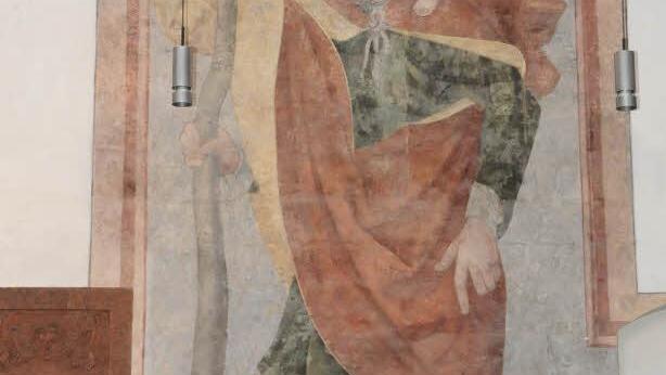 Freske vom heiligen Christopherus