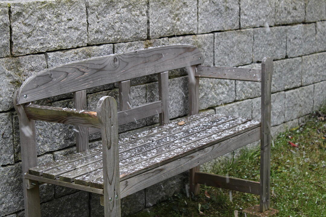 Erster Schnee in Oberfranken