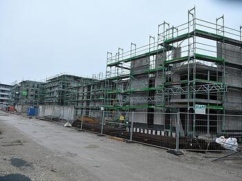 Baustelle in der Krackhardtstraße. Foto: Ronald Rinklef