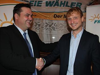 Michael Zwingmann (links) will in den Landtag-, Klaus Kasper in den Bezirkstag einziehen.Foto: Veronika Schadeck