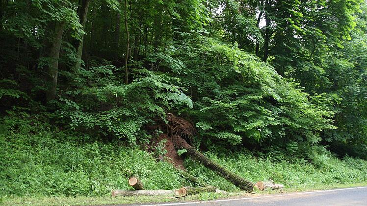 Straßensperrung B 287 zwischen Bad Kissingen und Euerdorf