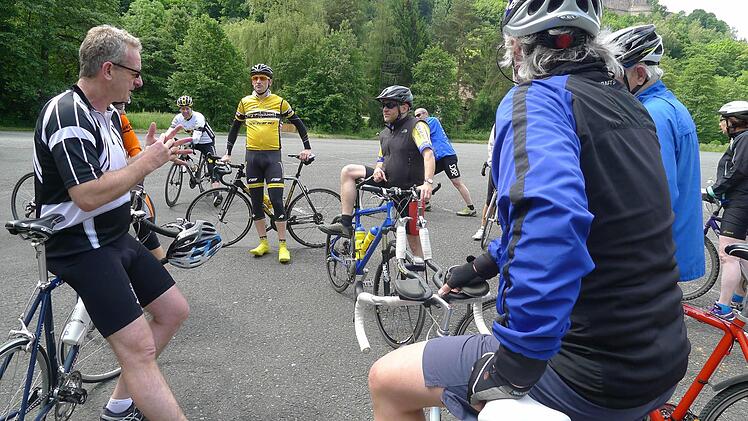 Radtraining der Triathlon-Novizen.   Fotos: Andreas Riese, Dagmar Besand