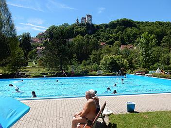 Das Freibad in Egloffstein Foto: Reinhard Löwisch