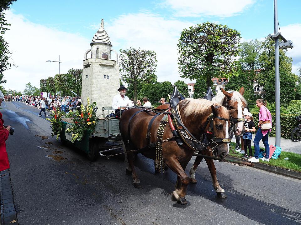 Großer historischer Festzug durch Bad Kissingen!