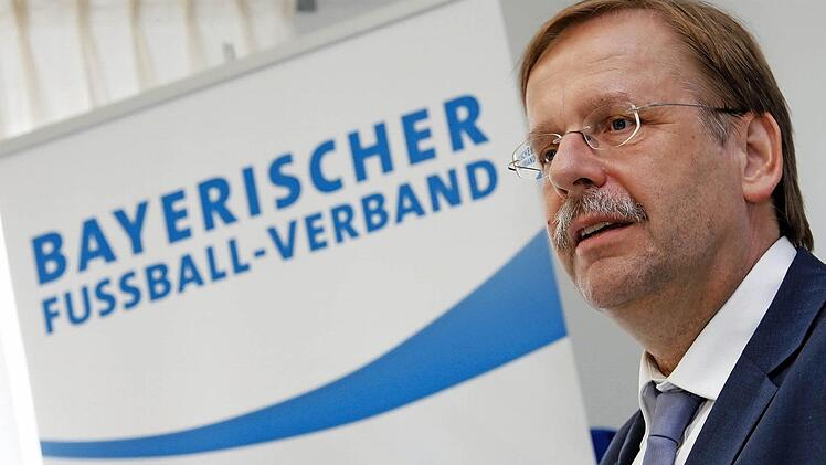 BFV-Präsident Rainer Koch bei seiner Ansprache Foto: Matthias Hoch