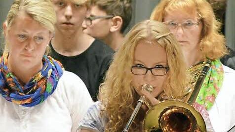 Für funkige Weisen sorgte Josephine Kopp an der Posaune.