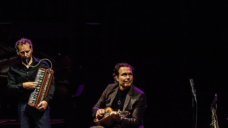 "Itz's Jazz": Impressionen vom Gastspiel des Ensembles Quadro Nuevo im Landestheater CoburgFoto: Jochen Berger