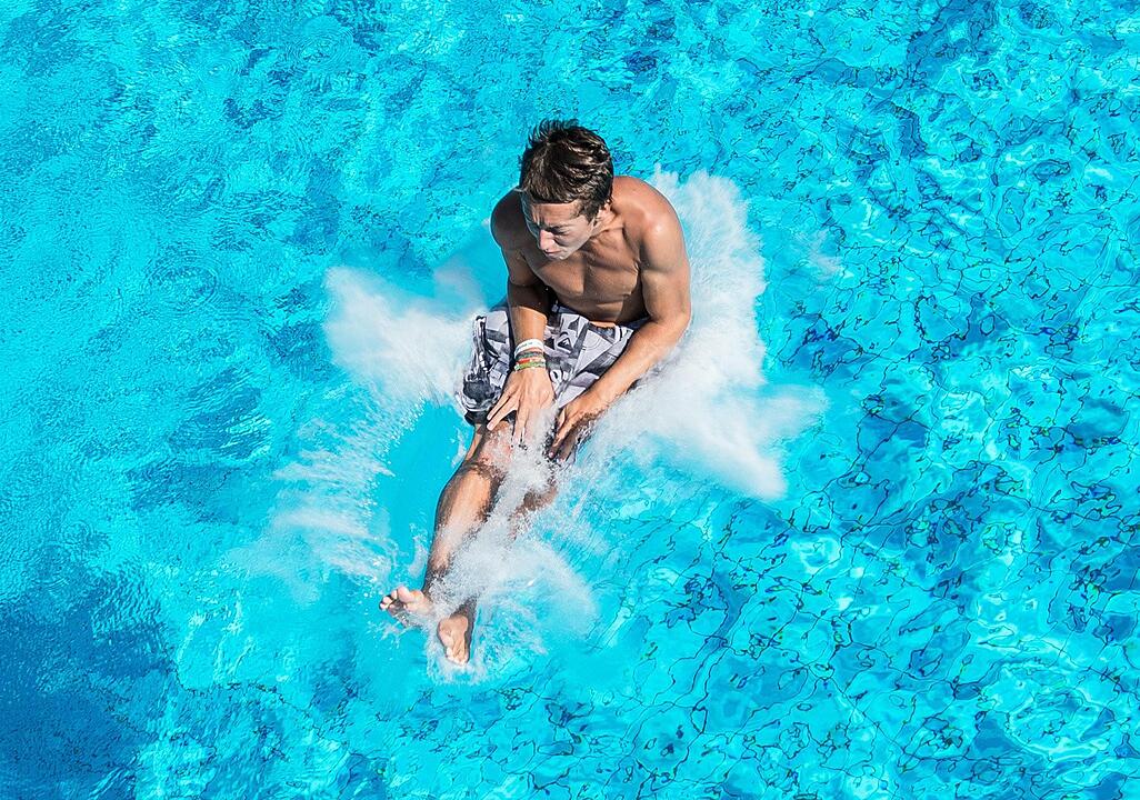 Weltmeisterschaft in der Funsportart Splashdiving