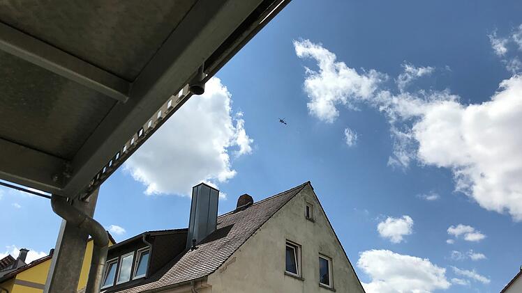 Hubschrauber kreist &uuml;ber Bamberg - das steckt dahinter