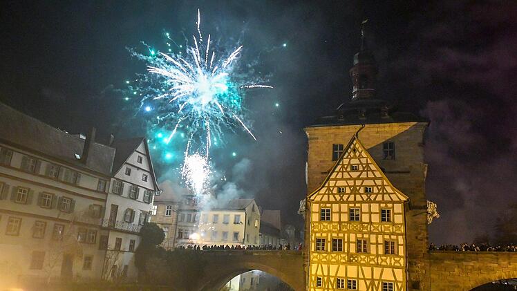 Silvester 2019/2020 in Bamberg. Foto: Ronald Rinklef