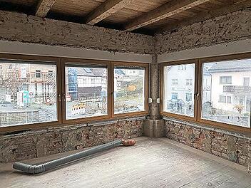 Das Haus Marktplatz 11/12 wird entkernt.