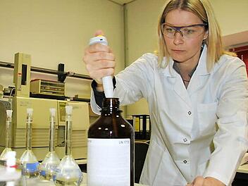 Silke Taubmann ist in der Region verwurzelt: Die promovierte Diplom-Chemikerin hat in Bayreuth studiert und das Analytische Labor analab ihrer Eltern im Mainleuser Ortsteil Rothwind übernommen. Foto: Jürgen Gärtner